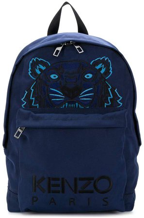 tiger embroidered backpack