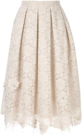 Onefifteen pleated lace skirt