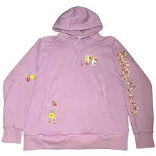 teddy fresh purple flower hoodie embroidery  - Google Search