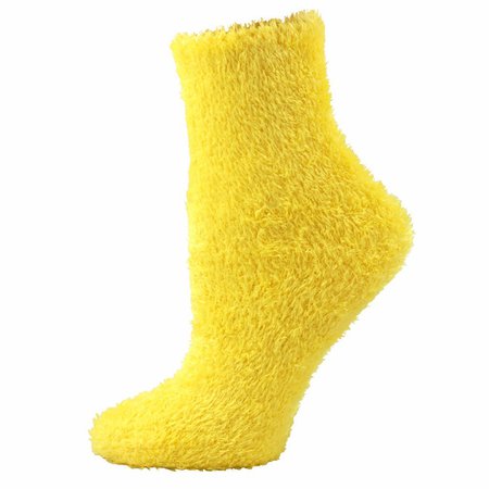 Yellow Fuzzy Socks