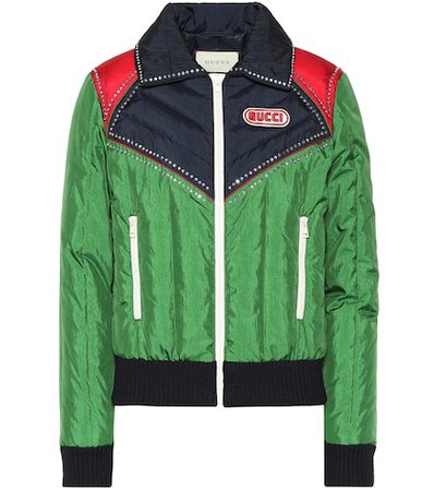 Embellished track jacket