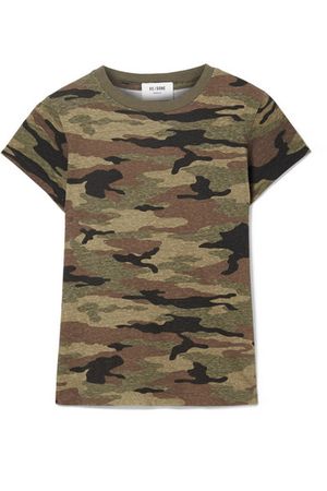 RE/DONE | Camouflage-print slub cotton-jersey T-shirt | NET-A-PORTER.COM