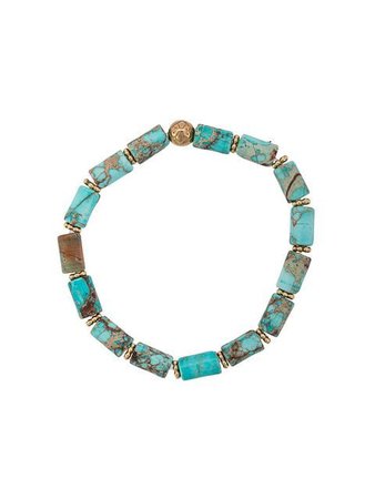 Nialaya Jewelry Elasticated Stone Bracelet