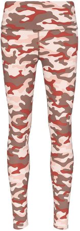 camouflage-print leggings