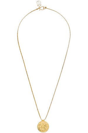 Pippa Small | 18-karat gold and cord necklace
