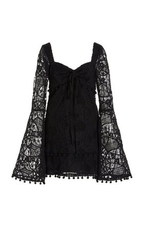Clarra Pom-Pom Cotton-Knit Mini Dress By Alexis | Moda Operandi
