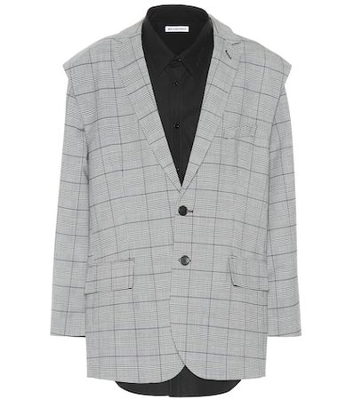 Wool-blend jacket and shirt