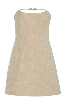 Jaslene Cutout Cotton-Blend Mini Dress By Cult Gaia | Moda Operandi
