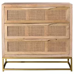 Lacuna 3 Drawer Chest - Tropical - Accent Chests And Cabinets - by Crestview Collection | Houzz