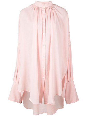 Pink Ann Demeulemeester Oversized Blouse | Farfetch.com