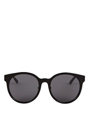Gucci Striped Round Sunglasses | INTERMIX®