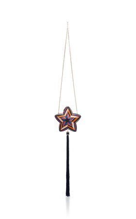 Tasseled Crystal-Embellished Star Clutch by Judith Leiber Couture | Moda Operandi