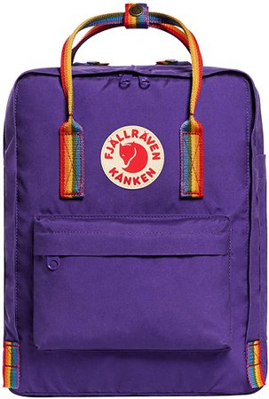 Amazon.com | Fjallraven, Kanken Classic Backpack for Everyday, Burnt Orange-Rainbow Pattern | Casual Daypacks