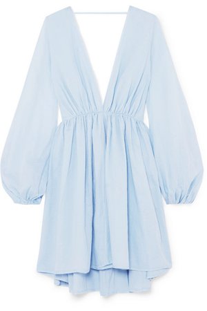 Kalita | Aphrodite gathered cotton mini dress | NET-A-PORTER.COM