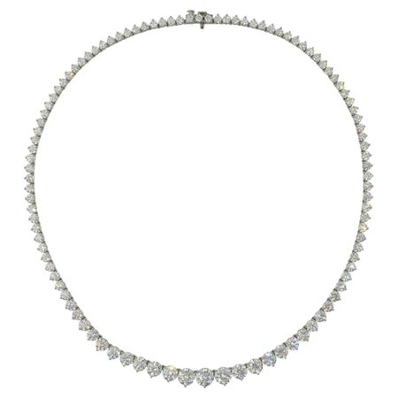 Diamond Riviere Necklace by Harry Winston For Sale at 1stDibs