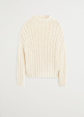 Chunky-knit sweater - Women | Mango USA