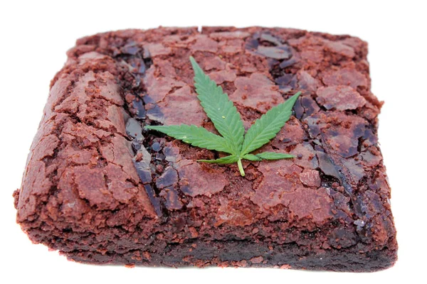 weed brownie edible chocolate brown marijuana baking