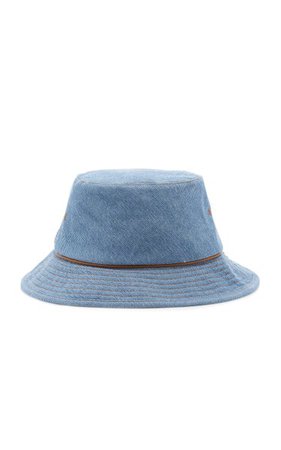 Washed Cotton Denim Bucket Hat By Acne Studios | Moda Operandi