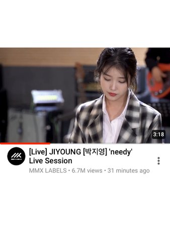 BITTER-SWEET JIYOUNG ‘needy’ Live Session