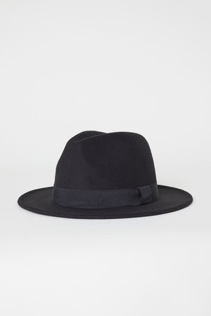 Sombrero afieltrado - Negro - HOMBRE | H&M ES