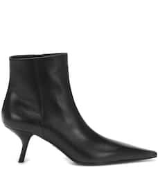 Leather Ankle Boots | Prada - Mytheresa