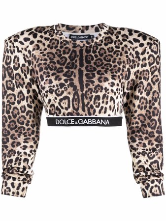 Dolce & Gabbana Moletom Com Estampa De Leopardo - Farfetch