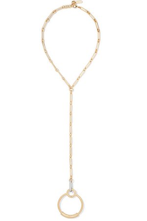 Chloé | Reese gold-tone necklace | NET-A-PORTER.COM