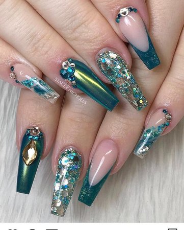 peacock nails - Google Search