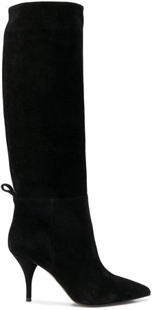 knee length pointed boots