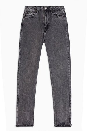 Washed Black Ovoid Tapered Jeans | Topshop