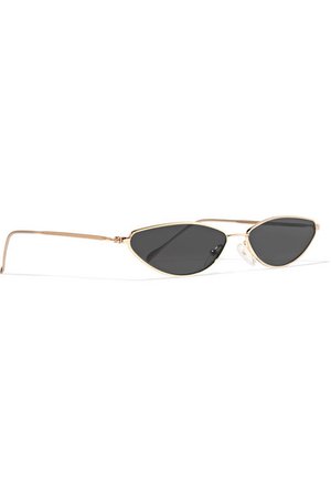 Illesteva | Nimbin cat-eye gold-tone sunglasses | NET-A-PORTER.COM