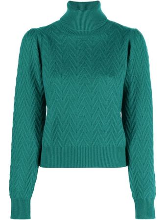 P.A.R.O.S.H. funnel-neck Knitted Jumper - Farfetch