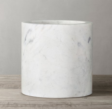 Round Marble Vessel - Small