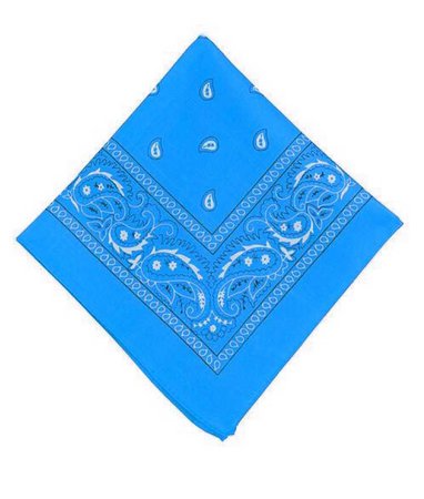 blue bandana