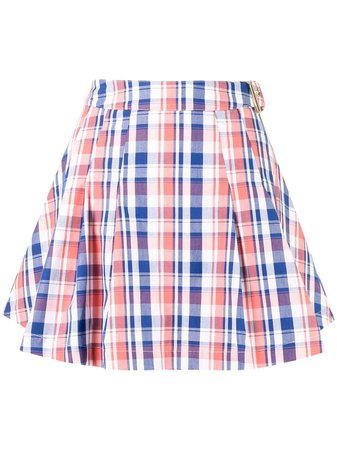 alice mccall ame color checked skirt