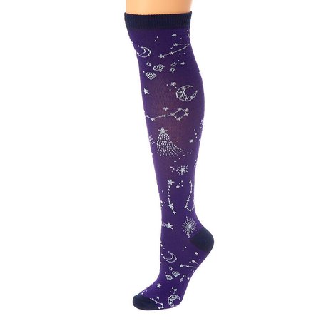 Knee high Star constellation socks