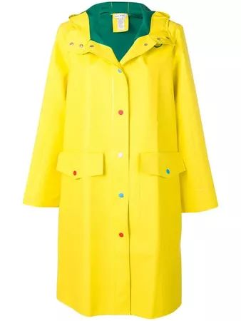 Mira Mikati loose fitted rain coat