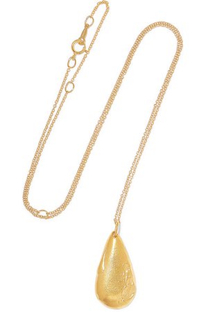 Alighieri | The Delphic Tear gold-plated necklace | NET-A-PORTER.COM