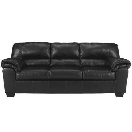 Black Leather Sofa FSD-2129SO-BLK-GG | Bizchair.com