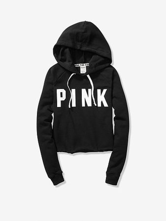 Slouchy Crop Pullover - PINK - pink