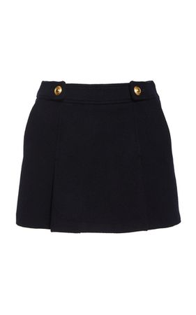 Pleated Wool-Cashmere Mini Skirt By Tom Ford | Moda Operandi