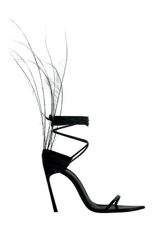 Saint Laurent - Feather sandals