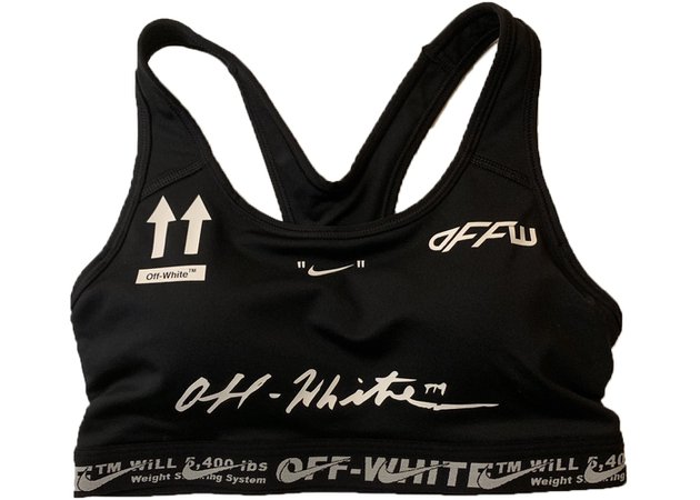 OFF-WHITE Nike Sports Bra Black - FW19
