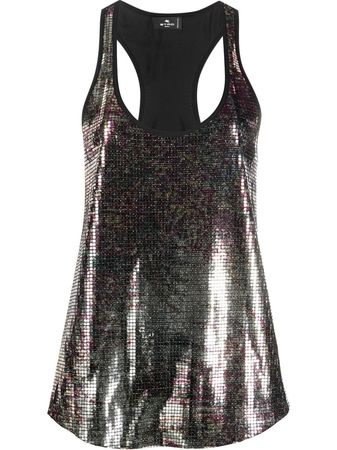 ETRO sequin-embellished Tank Top
