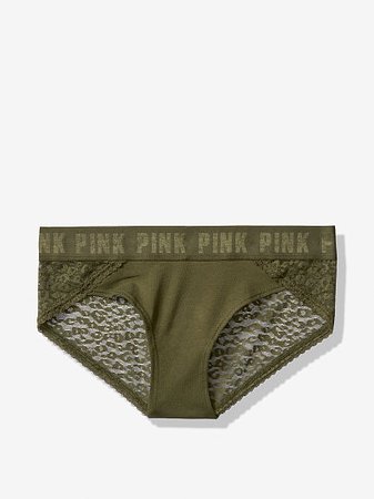 Lace Back Logo Hipster - PINK - pink