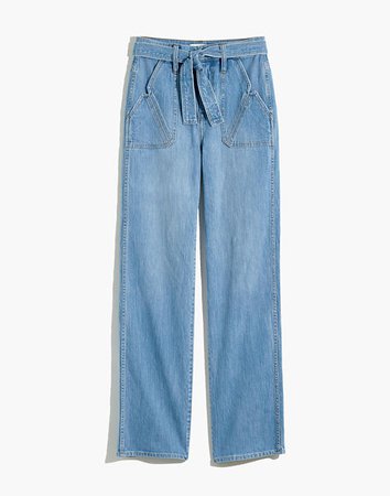Madewell x Warm High-Rise Wide-Leg Jeans