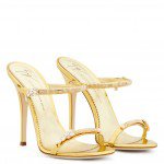 DARSEY SPARKLING - Sandals - Gold | Giuseppe Zanotti - USA