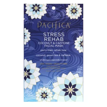Pacifica Stress Rehab Coconut And Caffeine Face Mask 0.67 Fl Oz : Target