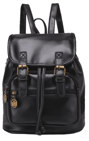 faux Leather backpack png