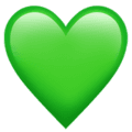 💚 Green Heart Emoji (Apple)